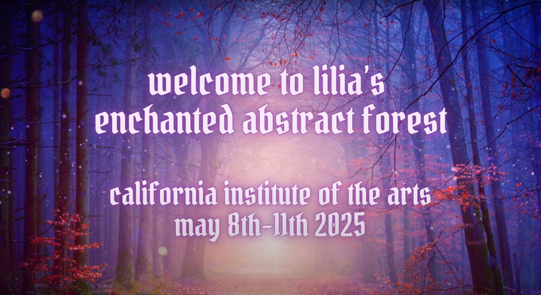 The Enchanted Abstract Forest by Lilia Munn