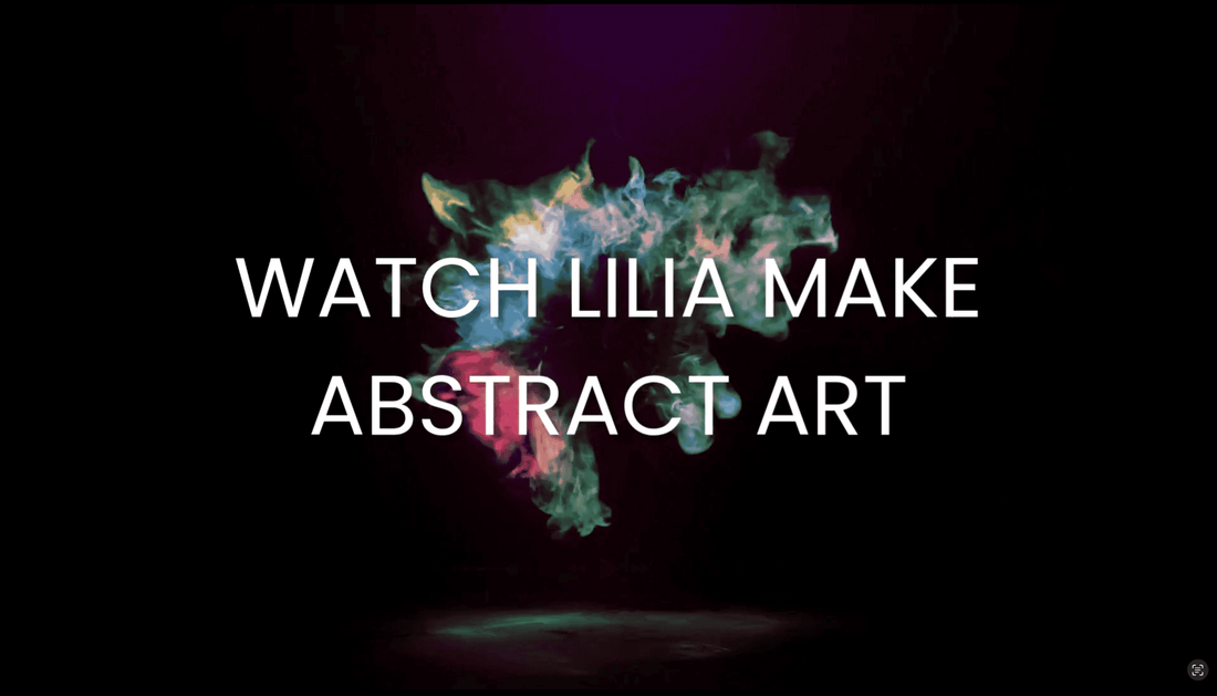 Lilia's Abstract Art Process