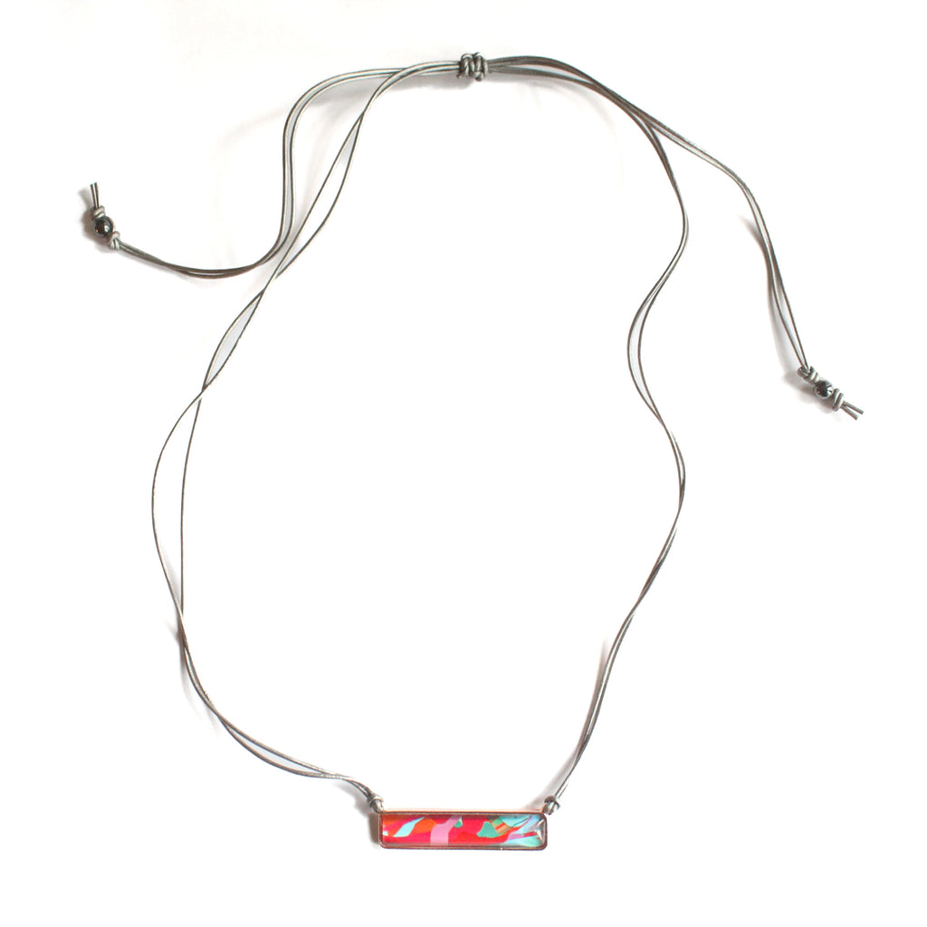 Leather Statement Necklace