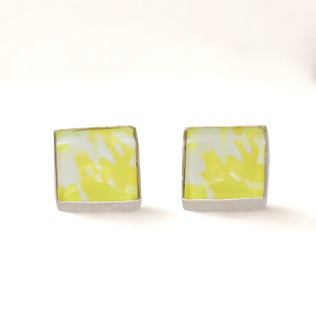 Square Stud Earrings