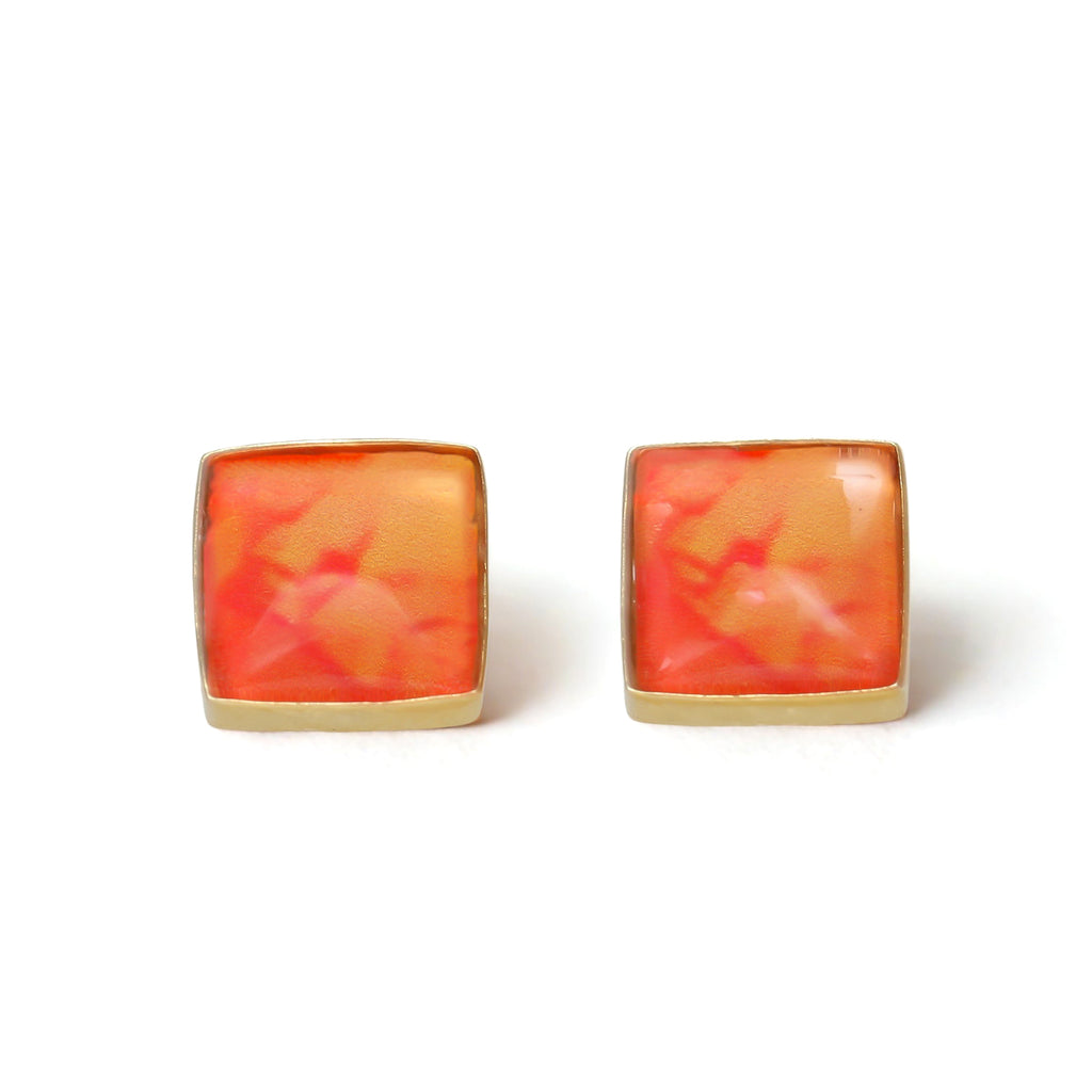 Square Stud Earrings