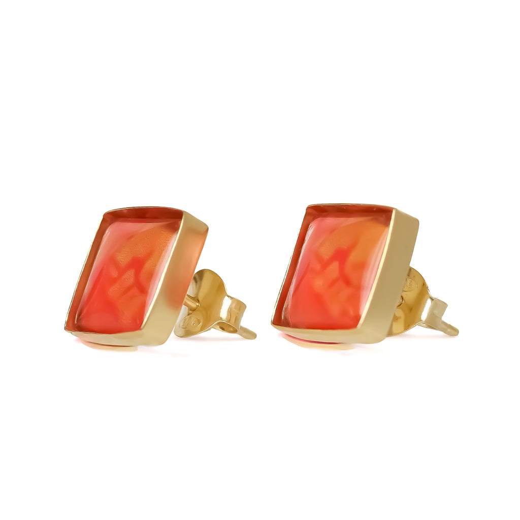 Square Stud Earrings