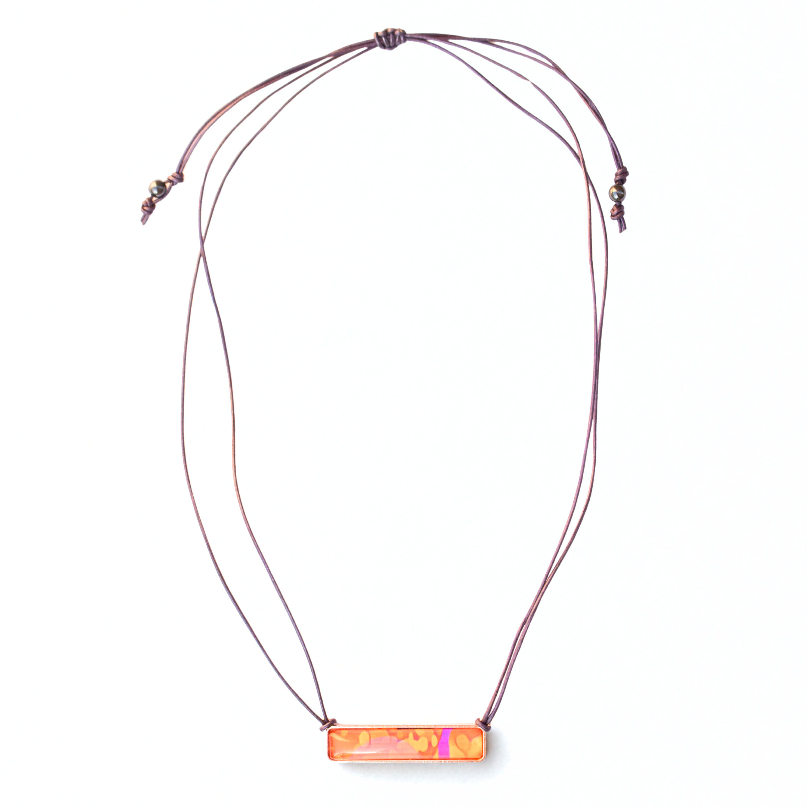 Leather Statement Necklace