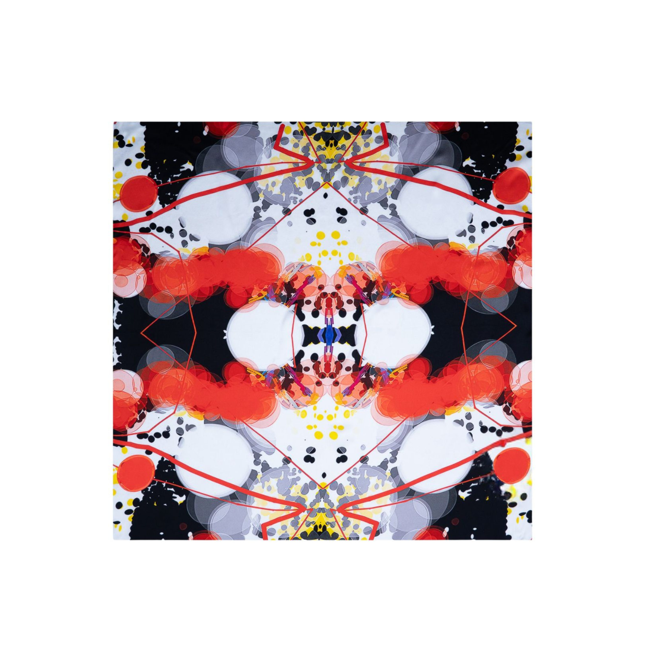 Geometric Play 2 Silk Scarf 90