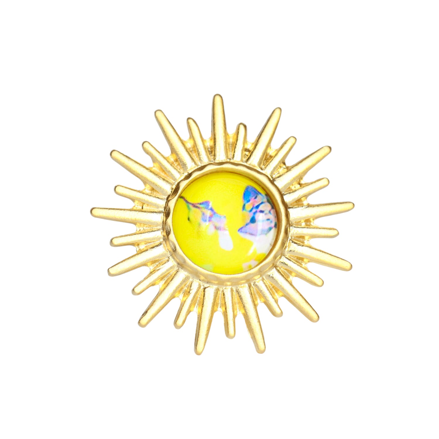 Gold Sun Statement Ring