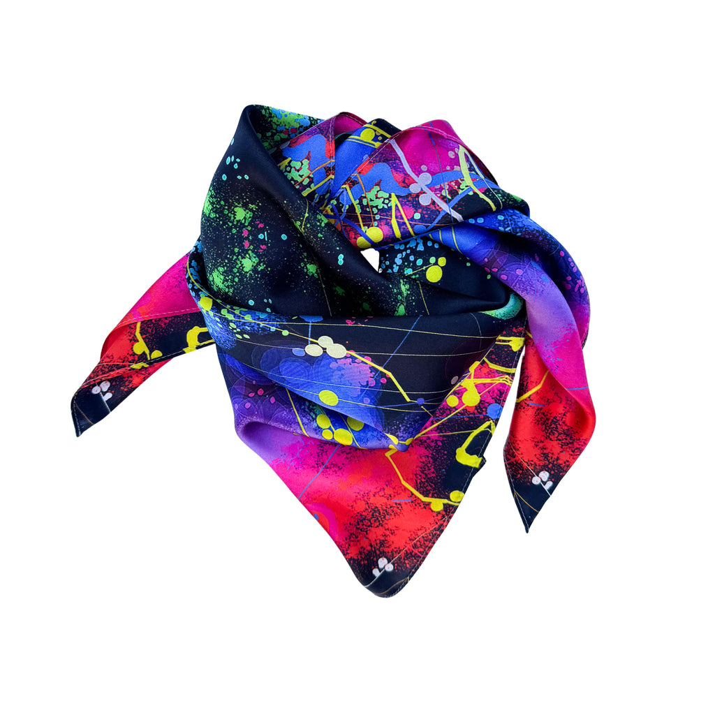 luxury silk scarf | nebula 2 | WHOLESALE
