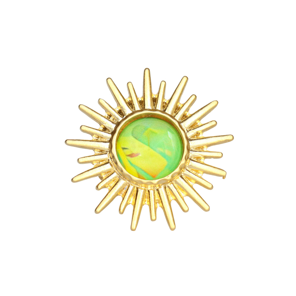 Gold Sun Statement Ring