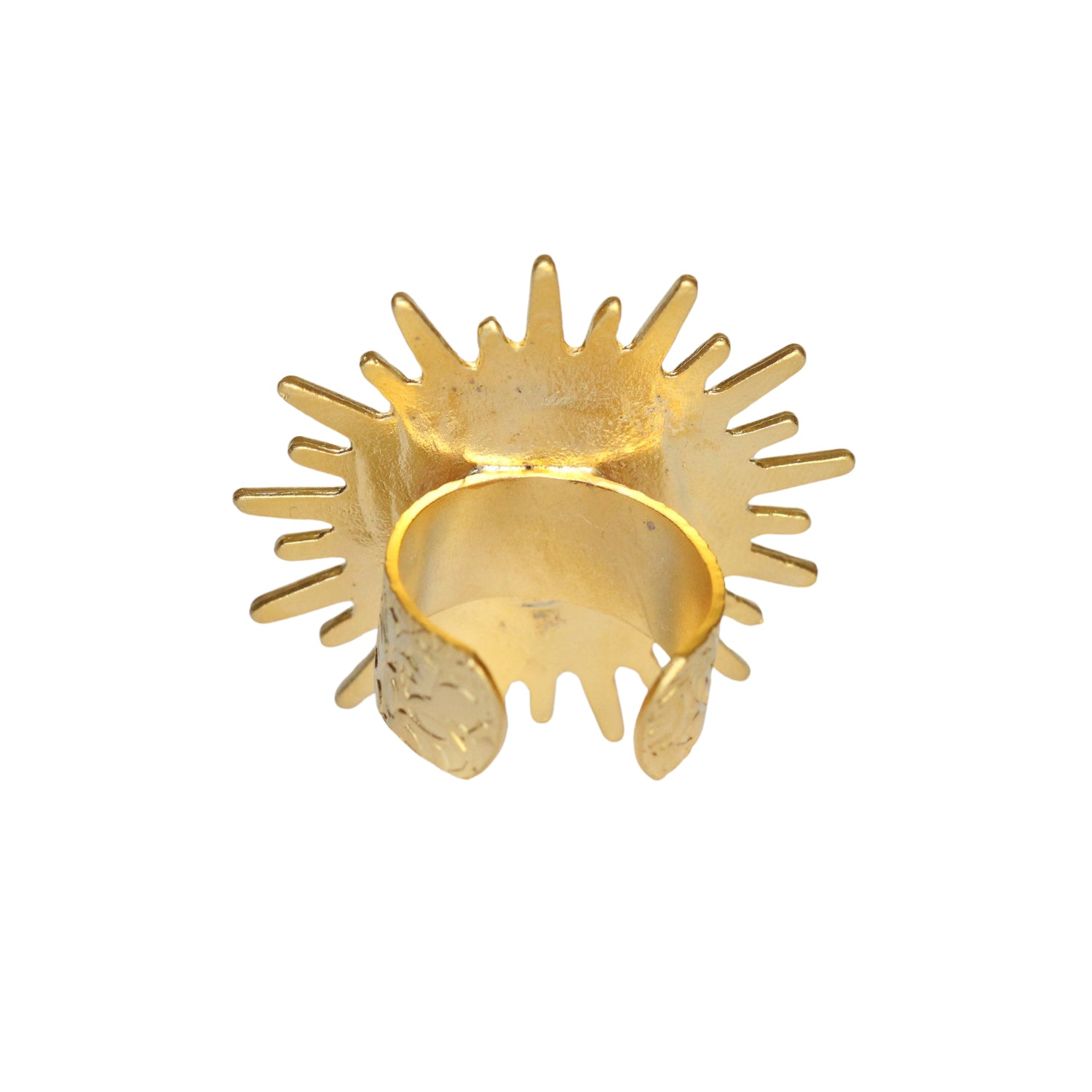 Gold Sun Statement Ring