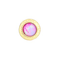 Gold Round Statement Ring
