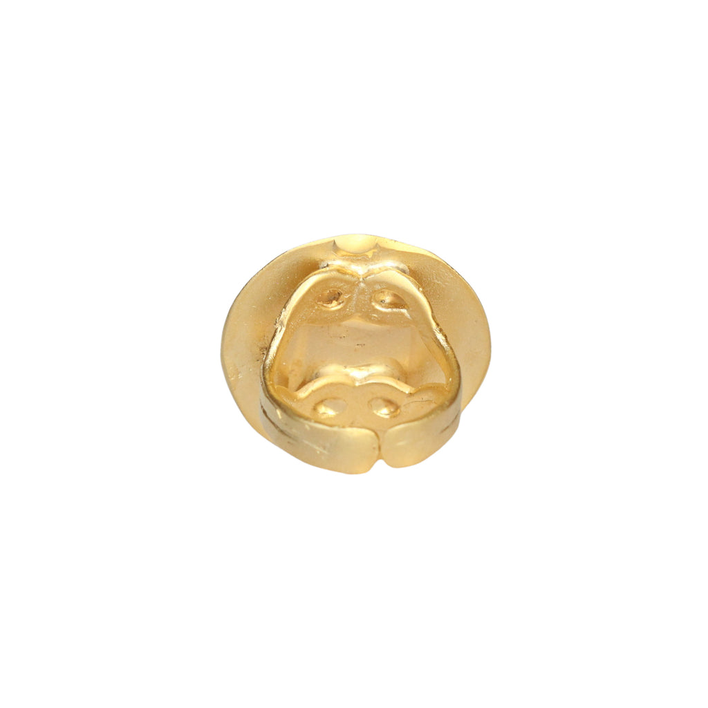 Gold Round Statement Ring