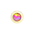 Gold Round Statement Ring