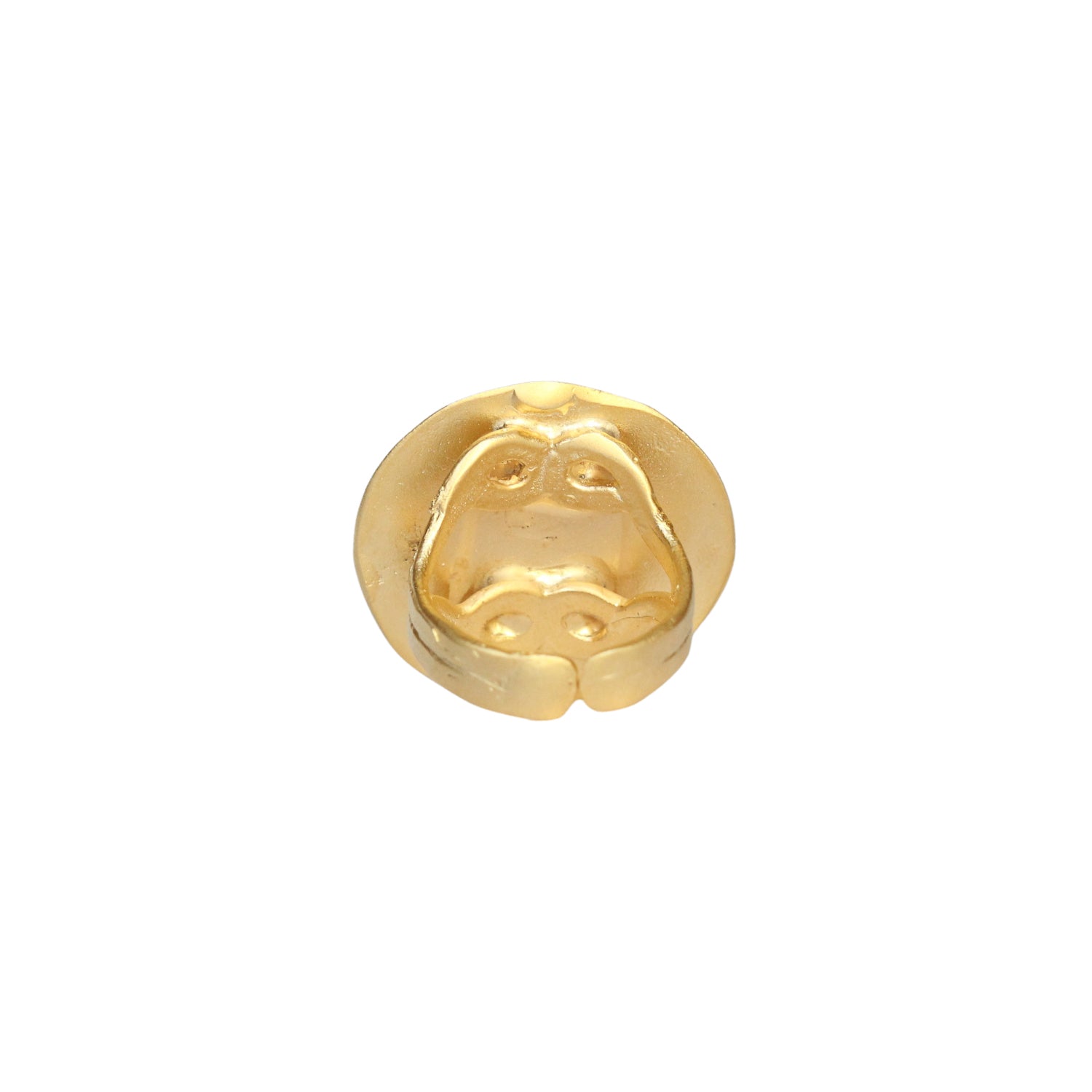 Gold Round Statement Ring