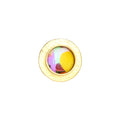 Gold Round Statement Ring