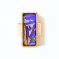 Gold Bar Statement Ring
