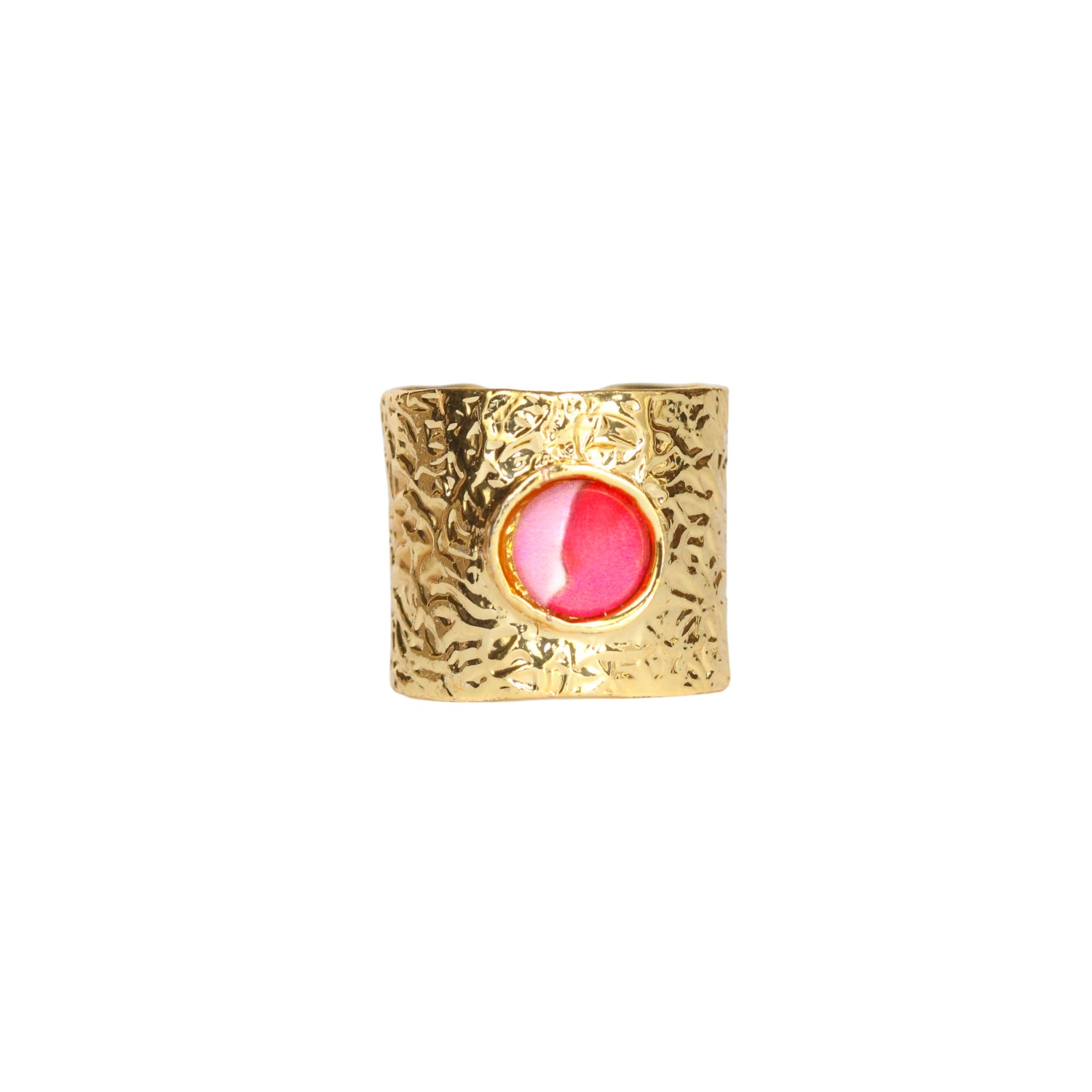 Gold Band Statement Ring