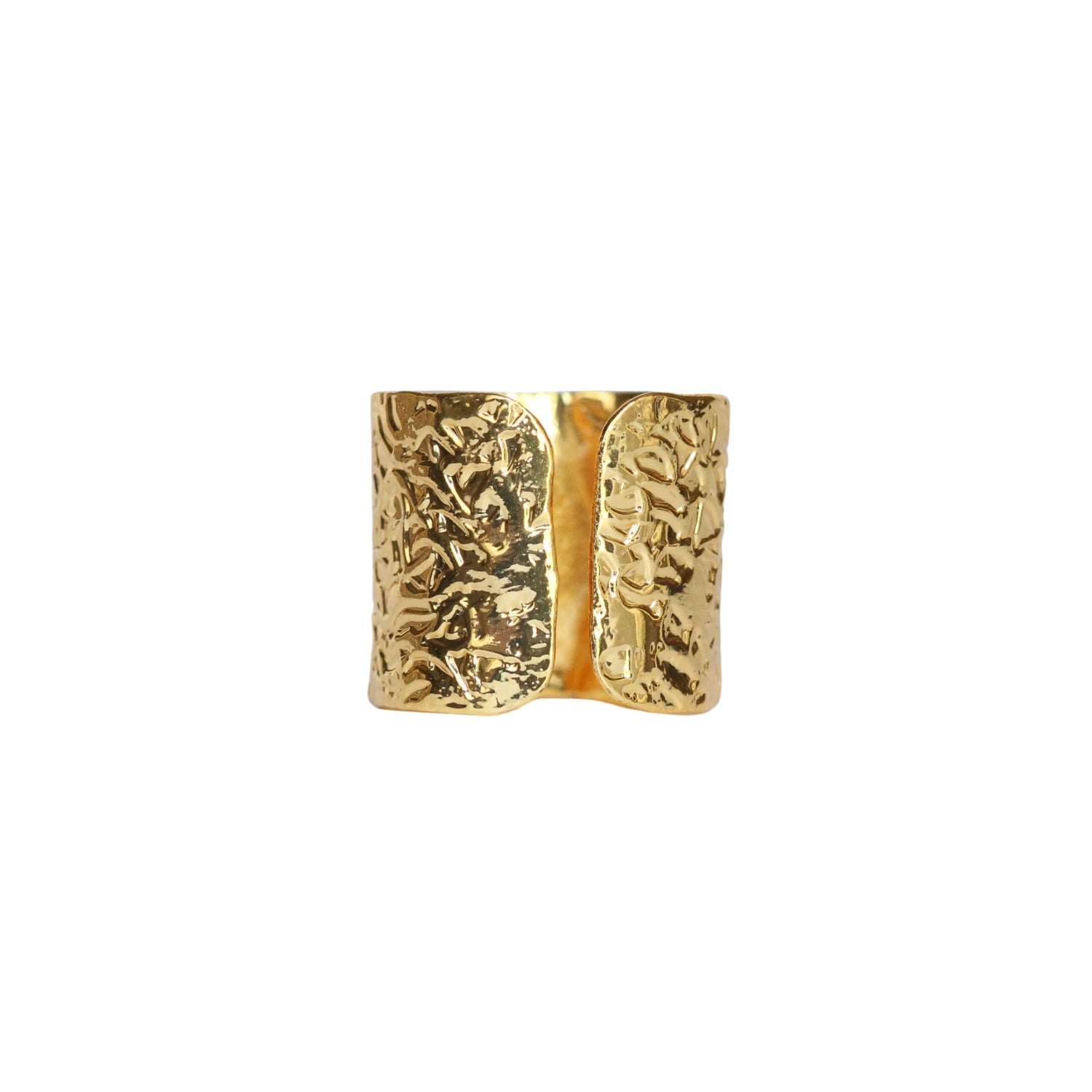 Gold Band Statement Ring