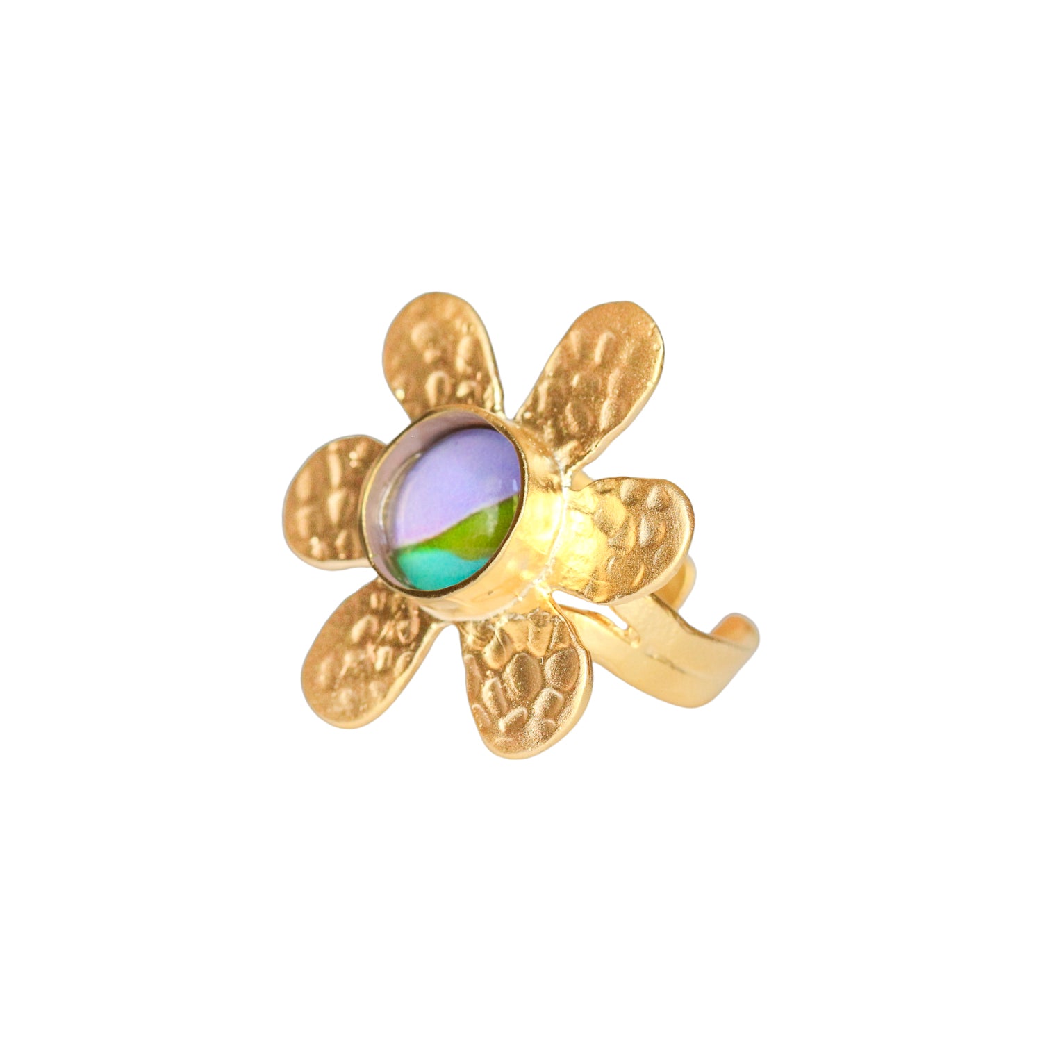 Gold Flower Ring