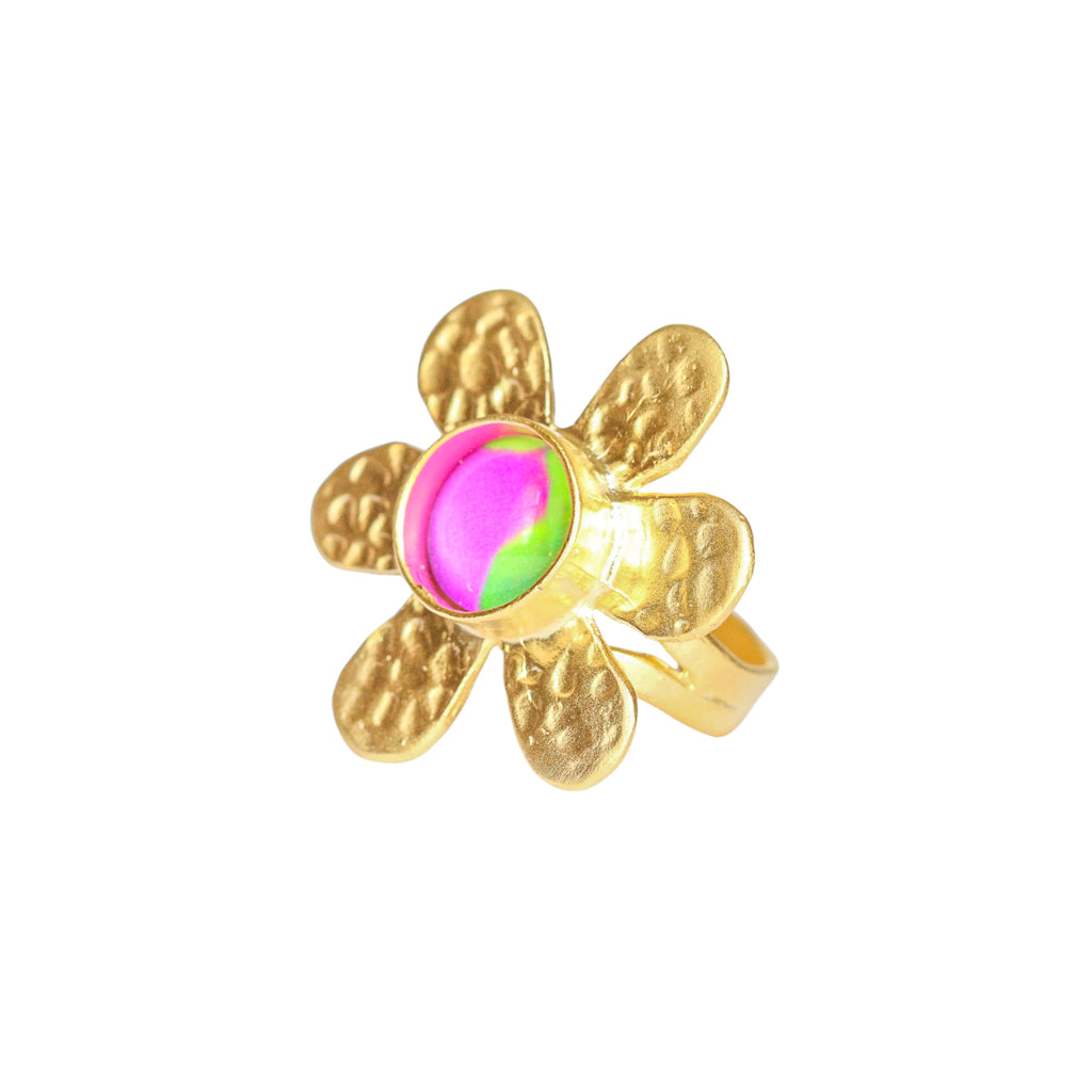 Gold Flower Ring