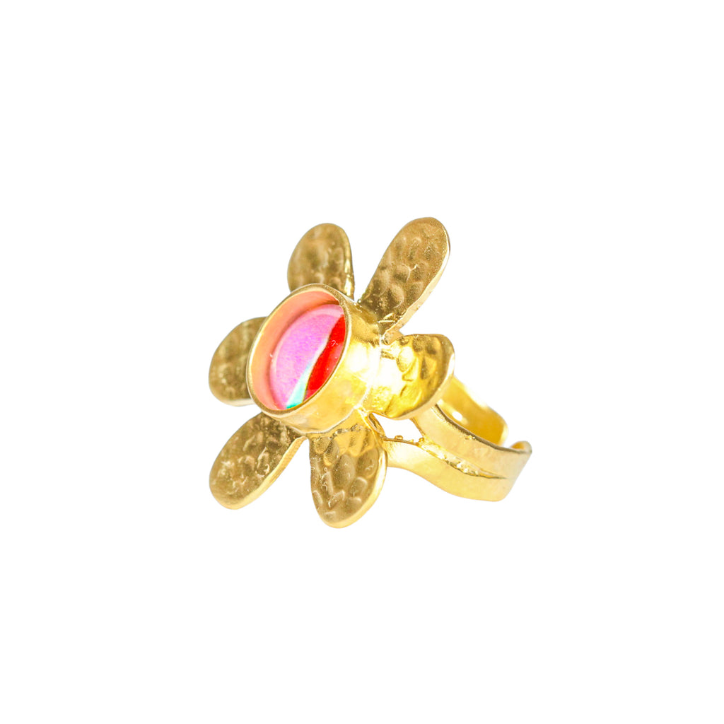 Gold Flower Ring