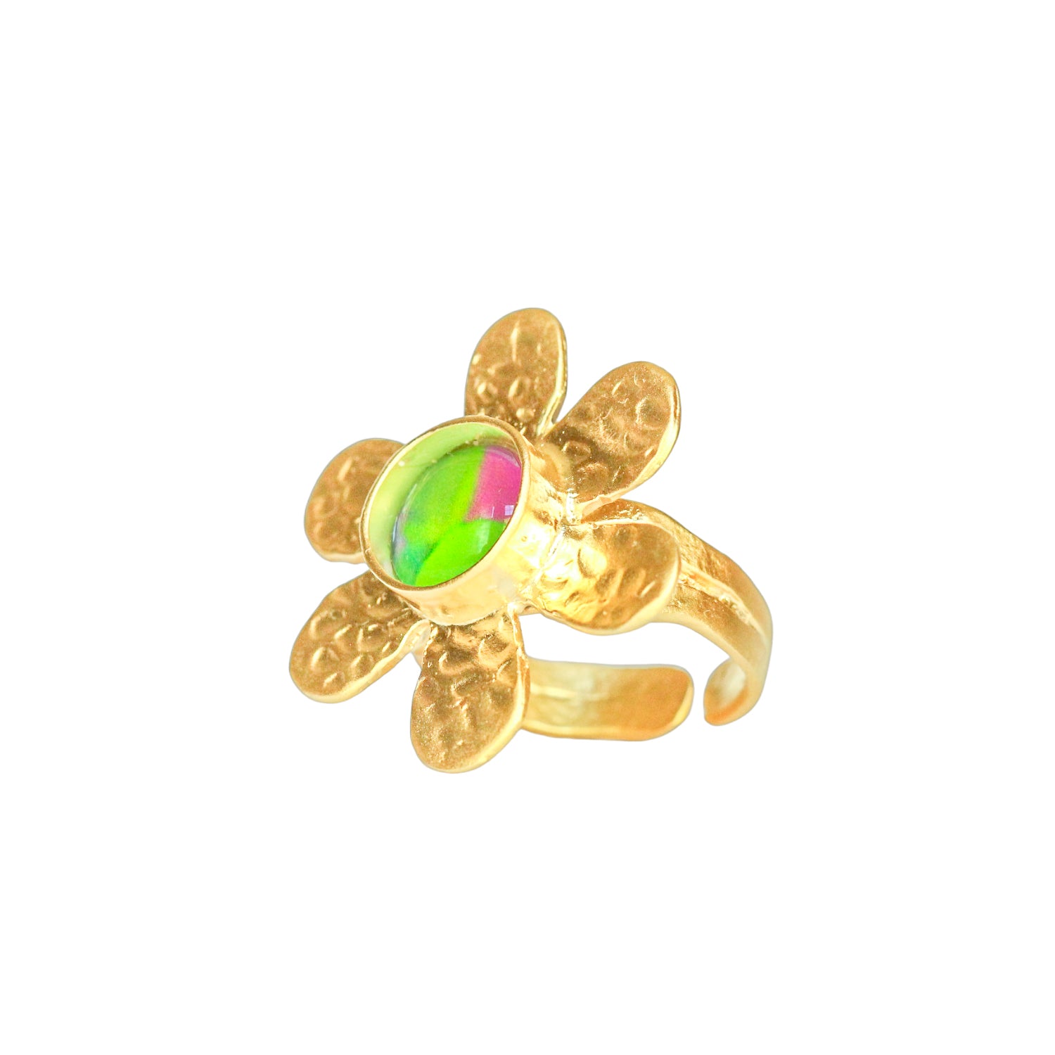 Gold Flower Ring