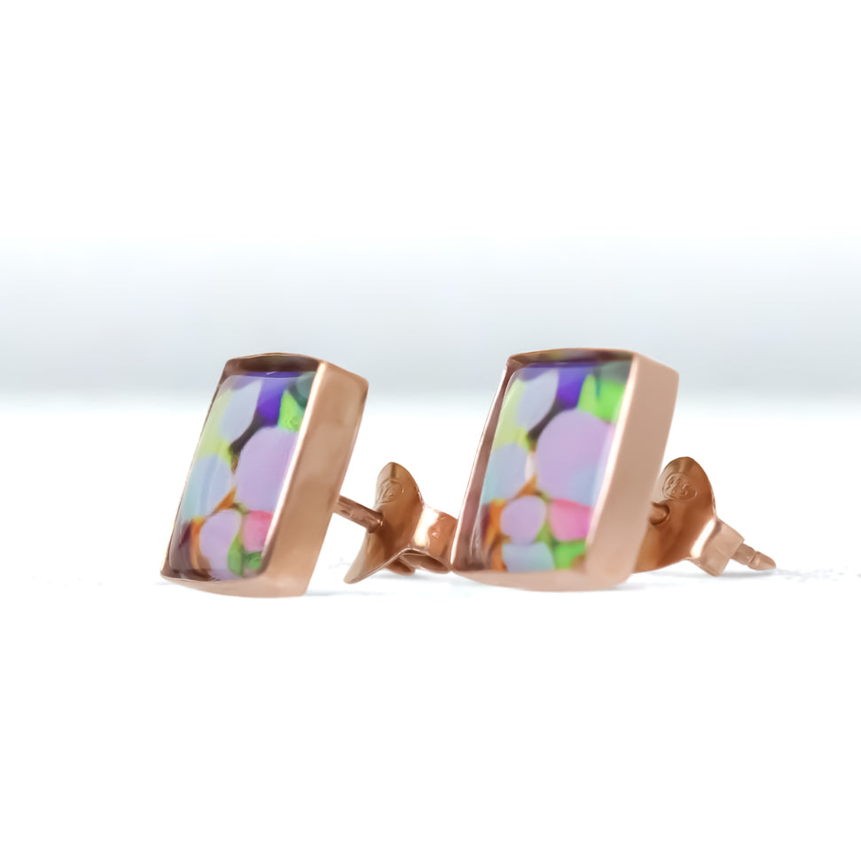 Square Stud Earrings