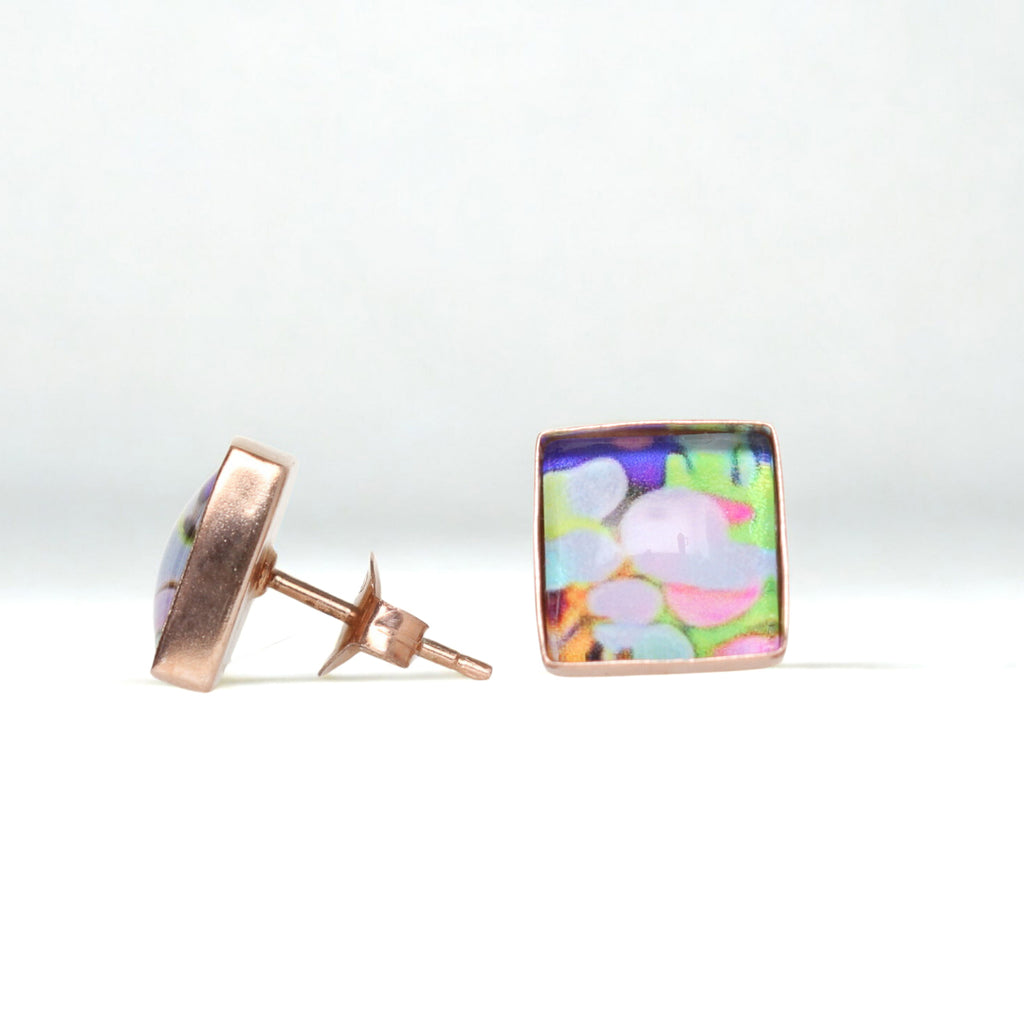 Square Stud Earrings