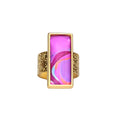 Gold Bar Statement Ring