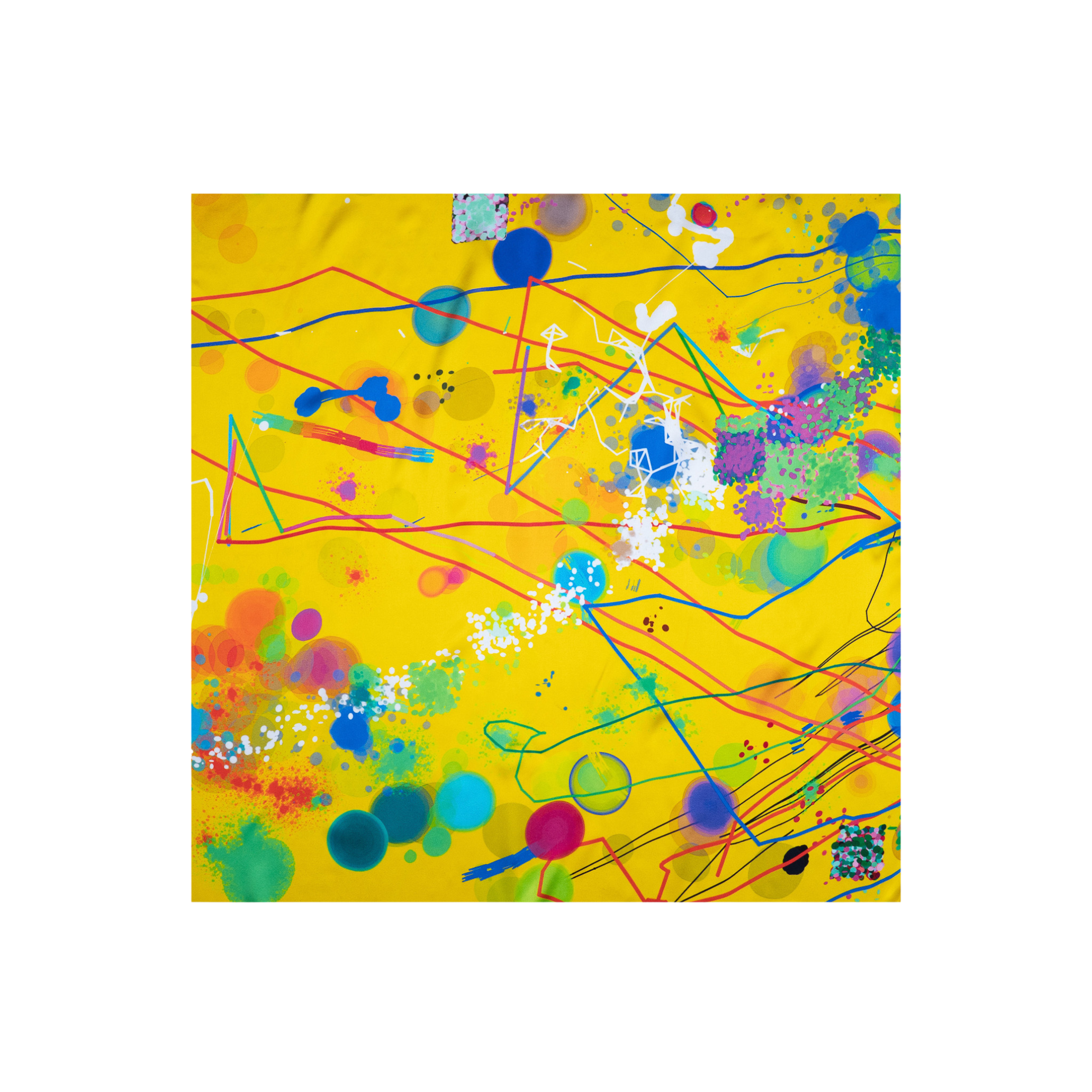 Yayoi Inspired Silk Scarf 90