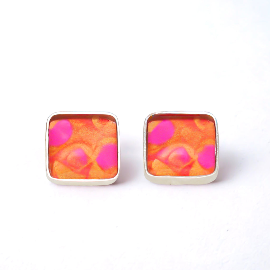 Square Stud Earrings
