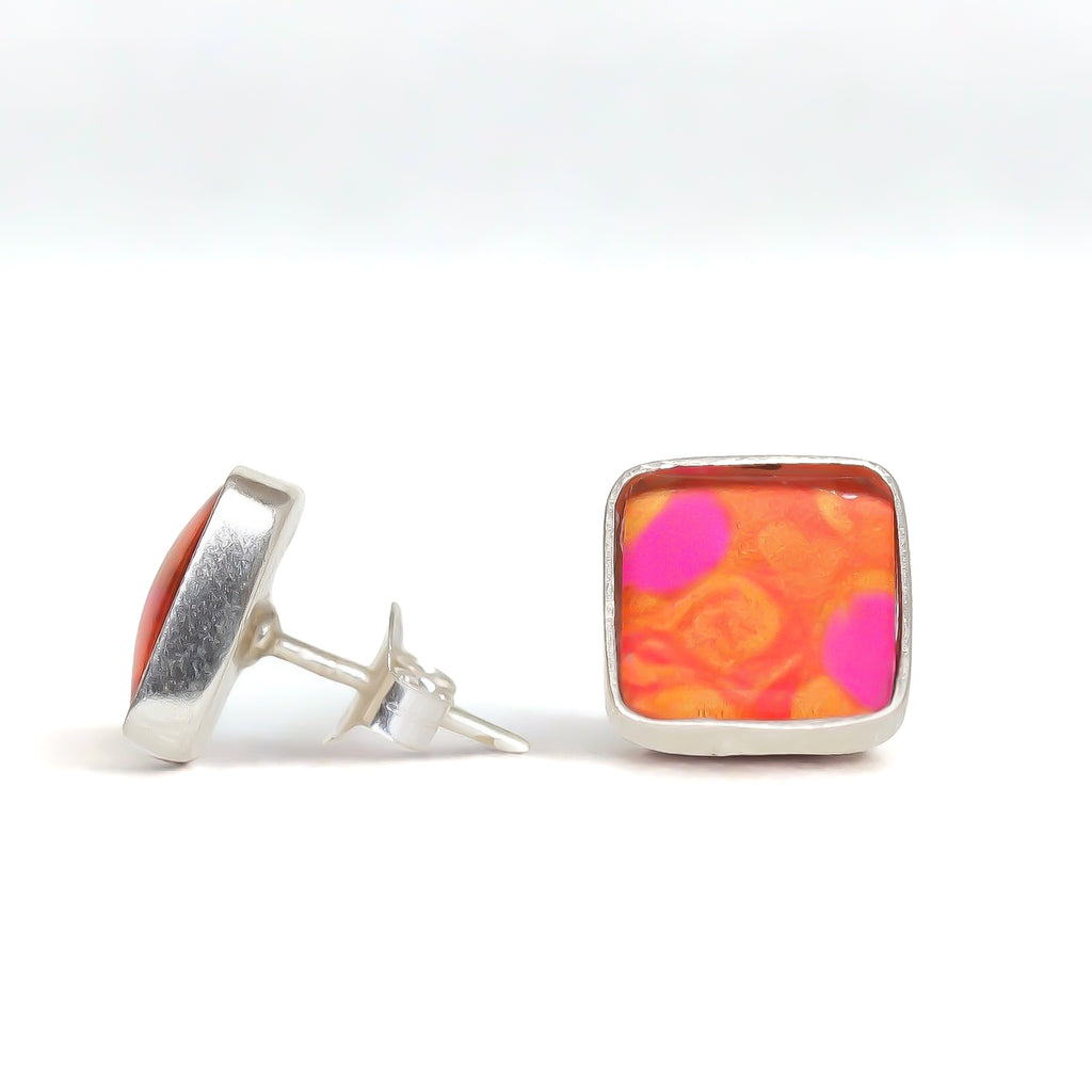 Square Stud Earrings