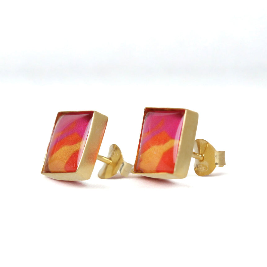 Square Stud Earrings