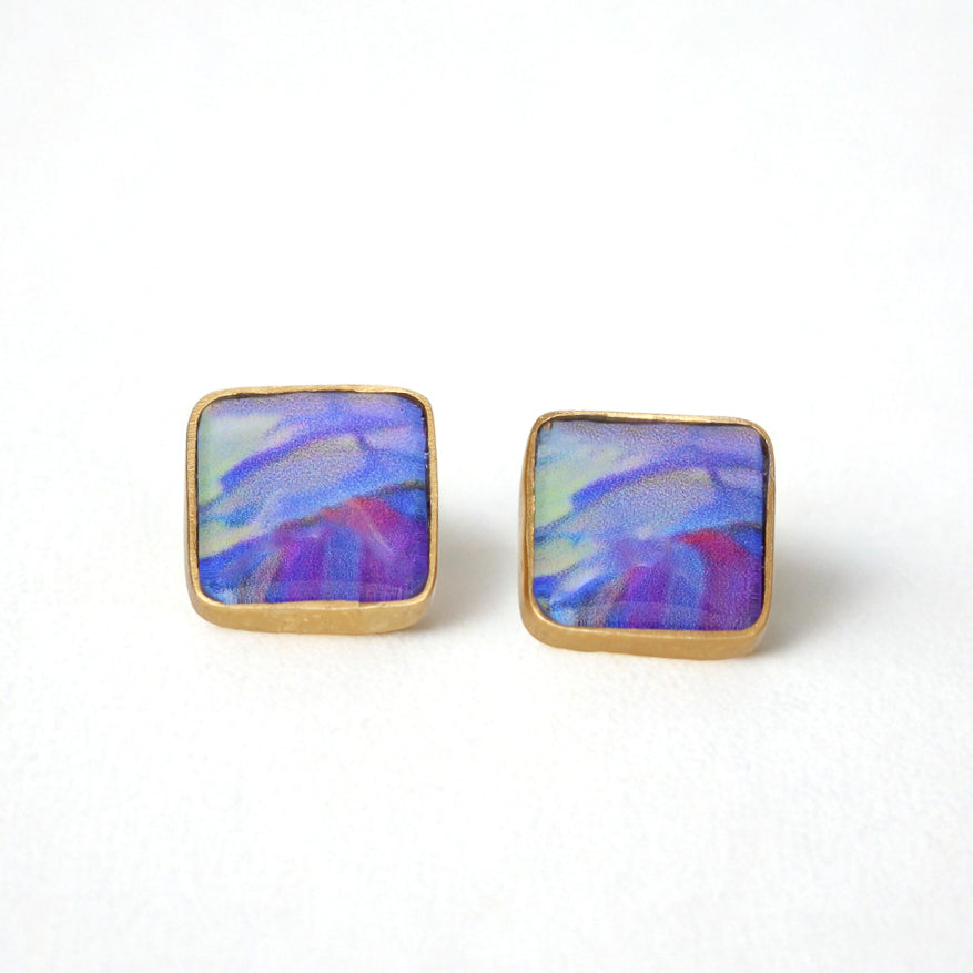 Square Stud Earrings