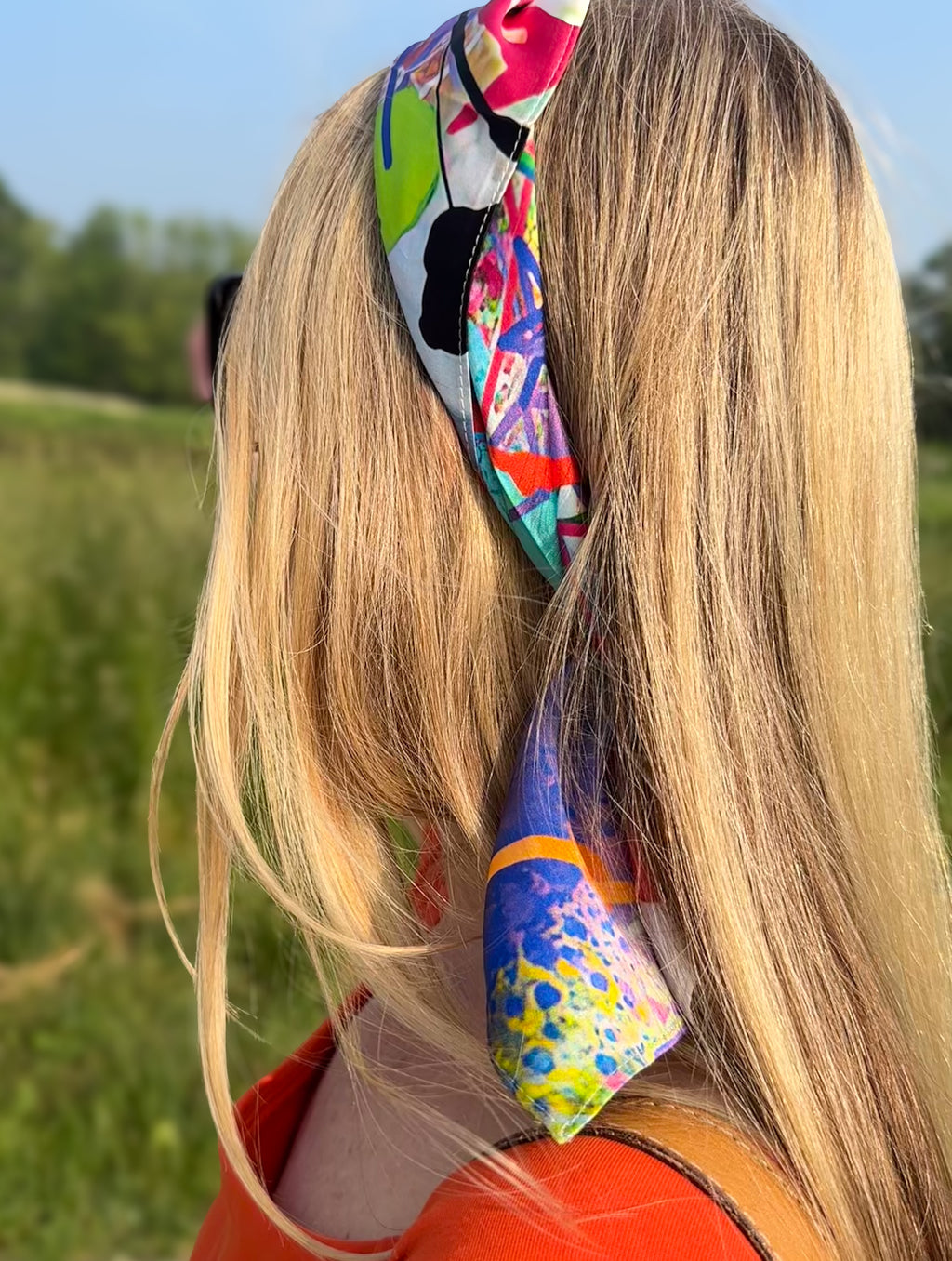 luxury silk scarf | visual symphony | WHOLESALE