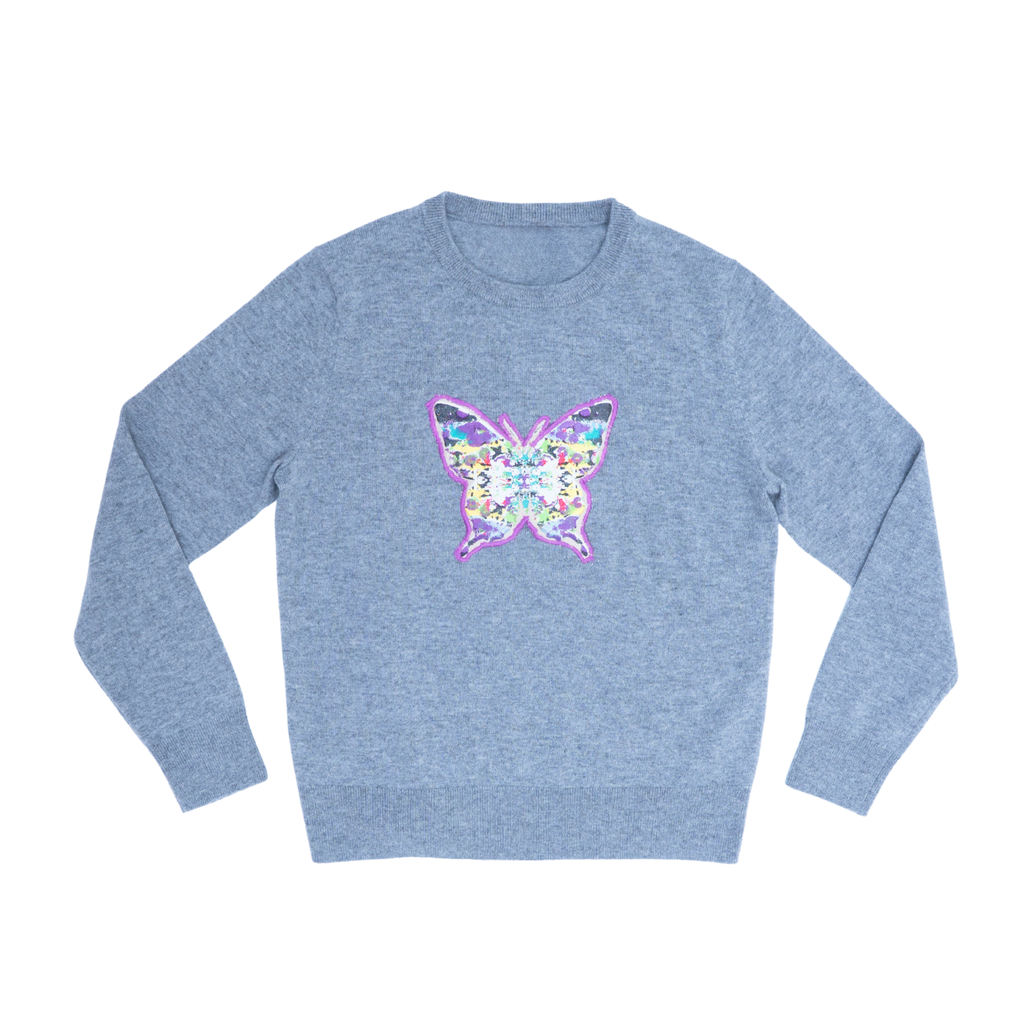 Limited Edition Butterfly Cashmere Sweater