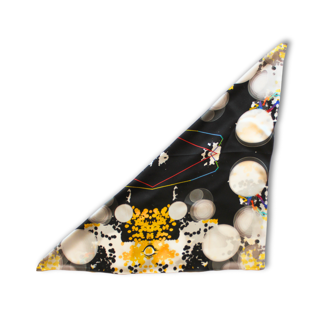 luxury silk scarf | geometric play 1 | WHOLESALE