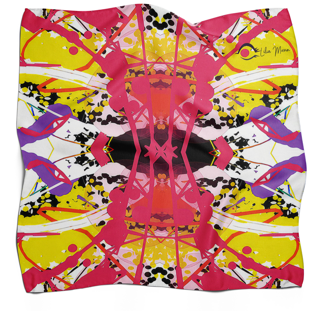 luxury silk scarf | geometric play 3 | WHOLESALE