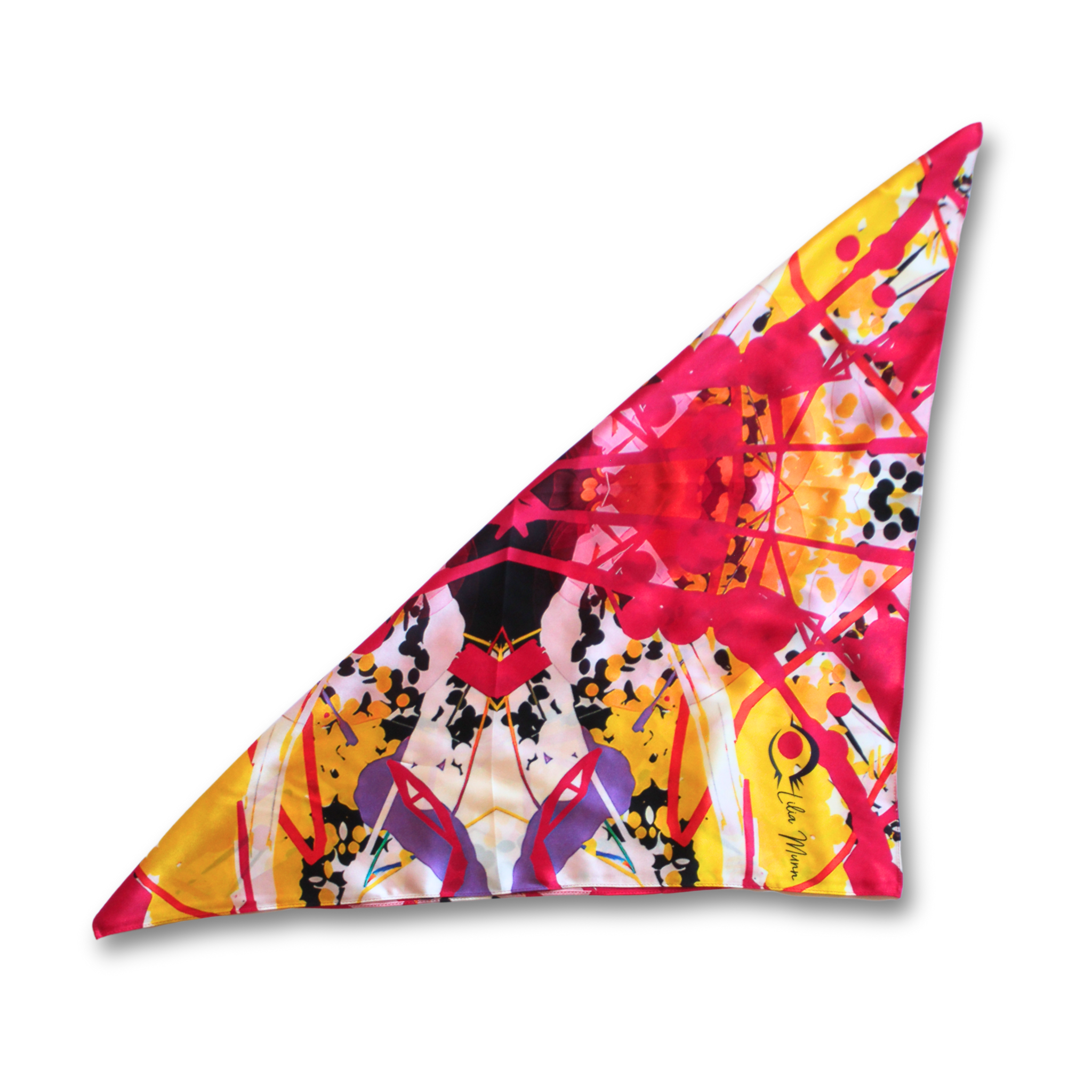 luxury silk scarf | geometric play 3 | WHOLESALE