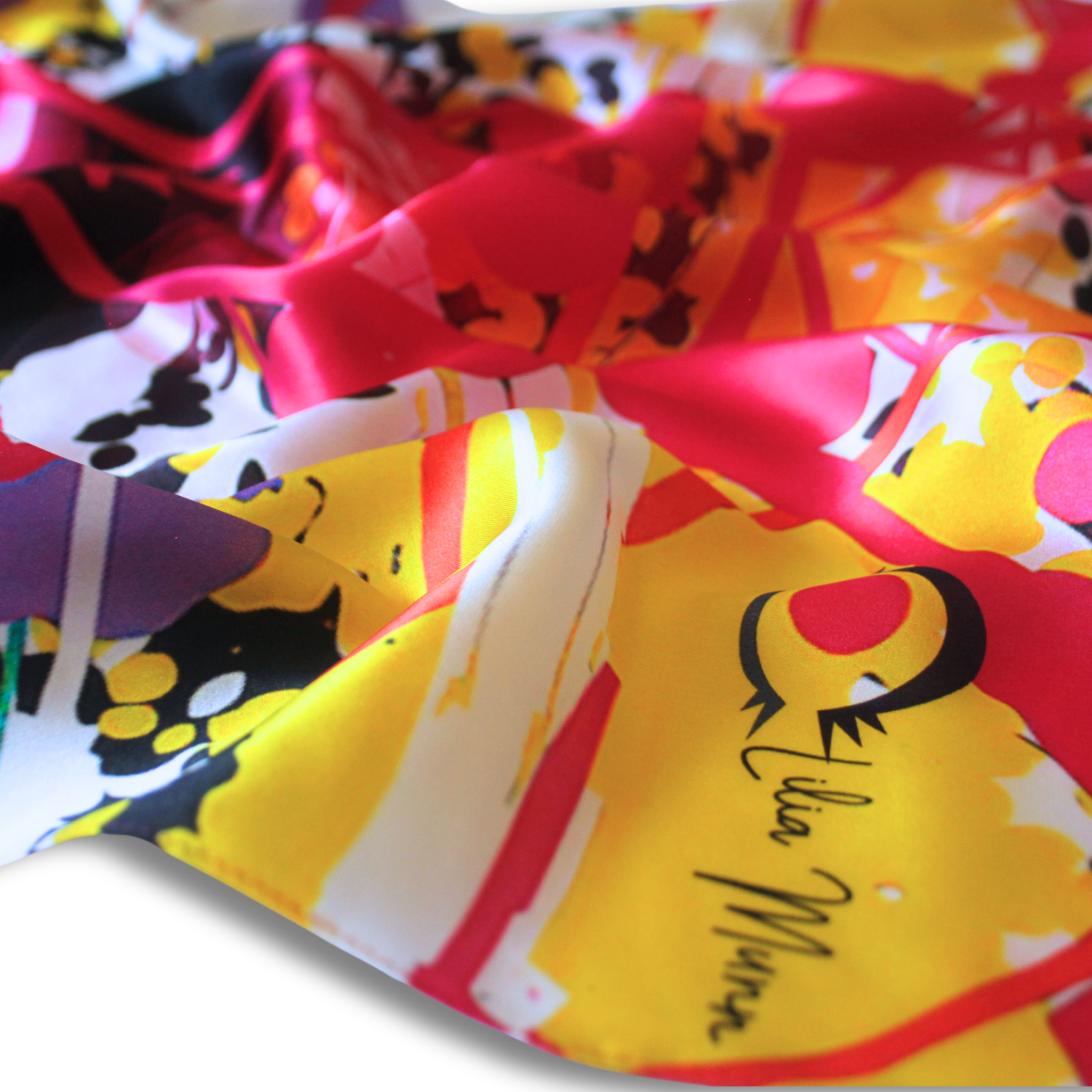 luxury silk scarf | geometric play 3 | WHOLESALE