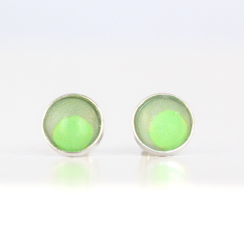 Round Stud Earrings