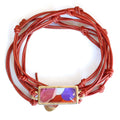 Leather Charm Bracelet