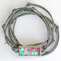 Leather Charm Bracelet