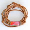 Leather Charm Bracelet