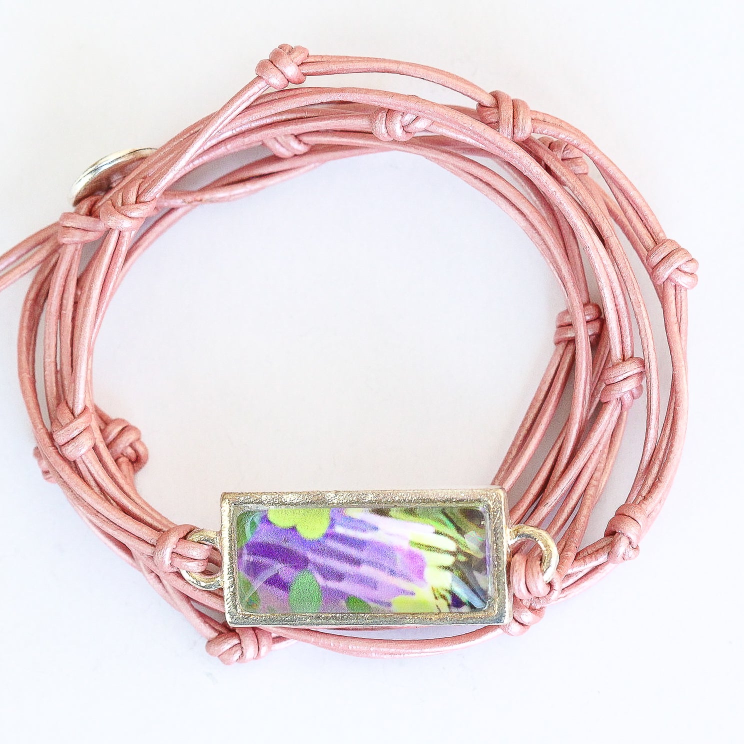 Leather Charm Bracelet