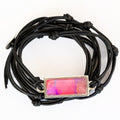 Leather Charm Bracelet