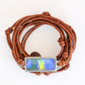 Leather Charm Bracelet
