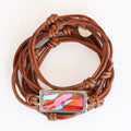 Leather Charm Bracelet