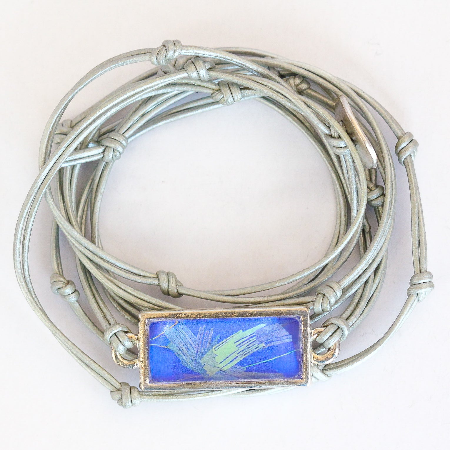 Leather Charm Bracelet