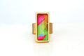 Gold Bar Statement Ring