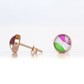 Round Stud Earrings
