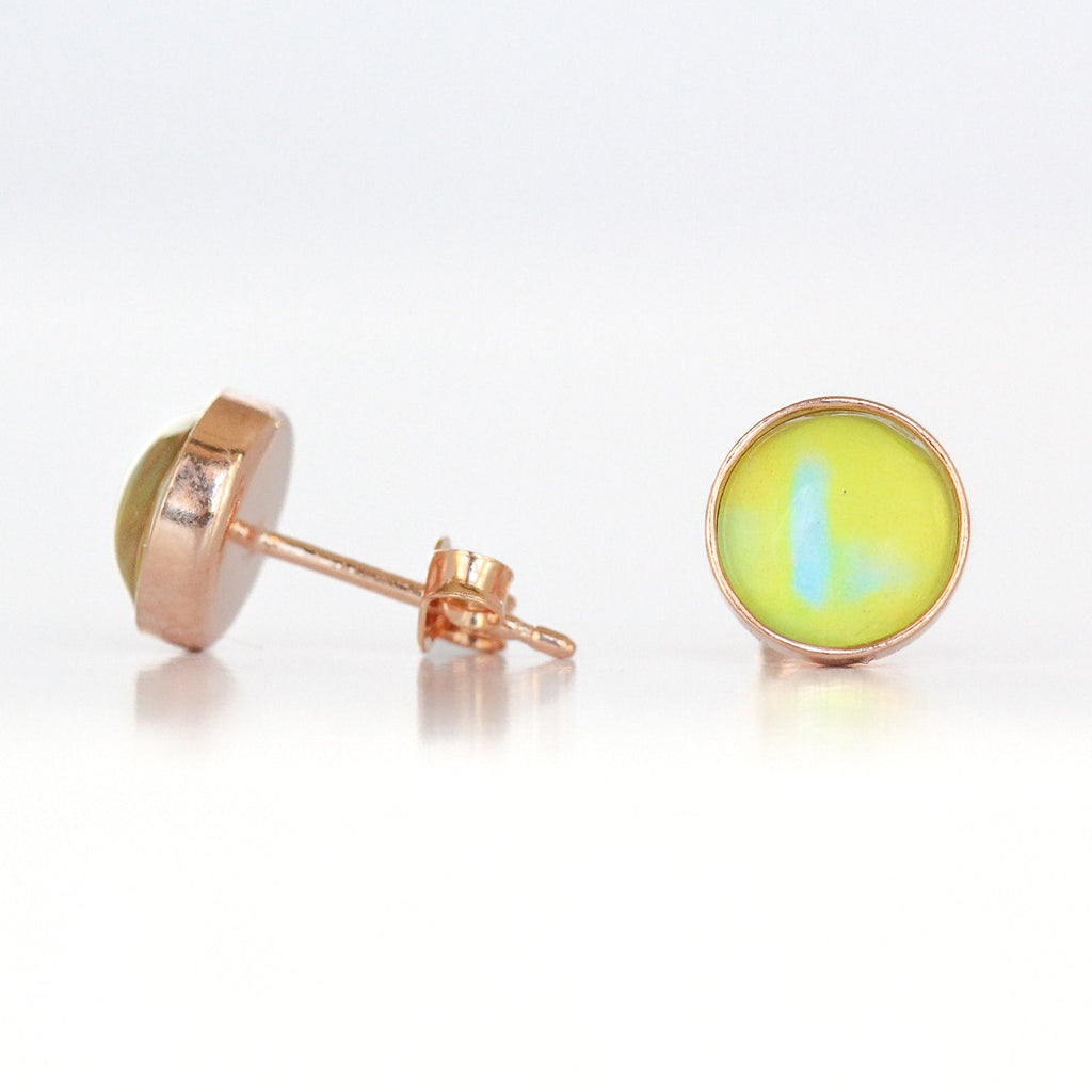 Round Stud Earrings